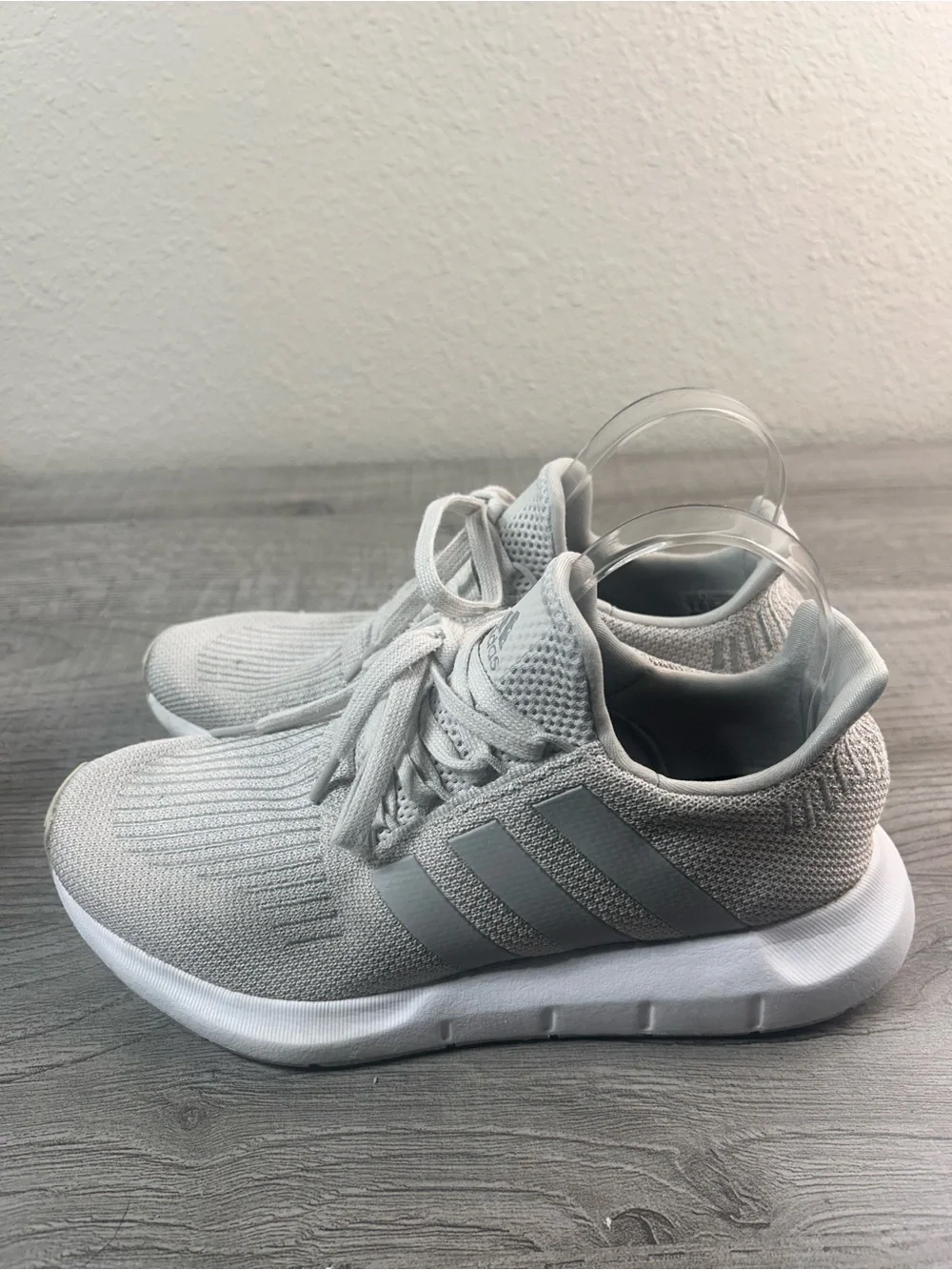 Adidas Lite Racer Adapt 5.0 Gray Running Shoes Men’s Size 8 Athletic Sneakers